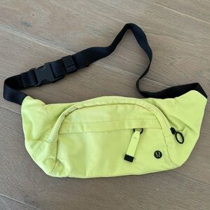 like green Lululemon crossbody bag
